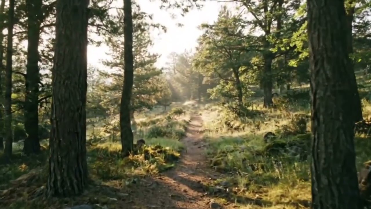 Morning Forest Walking Meditation • Calm Mind, Gentle Focus, Fresh Start