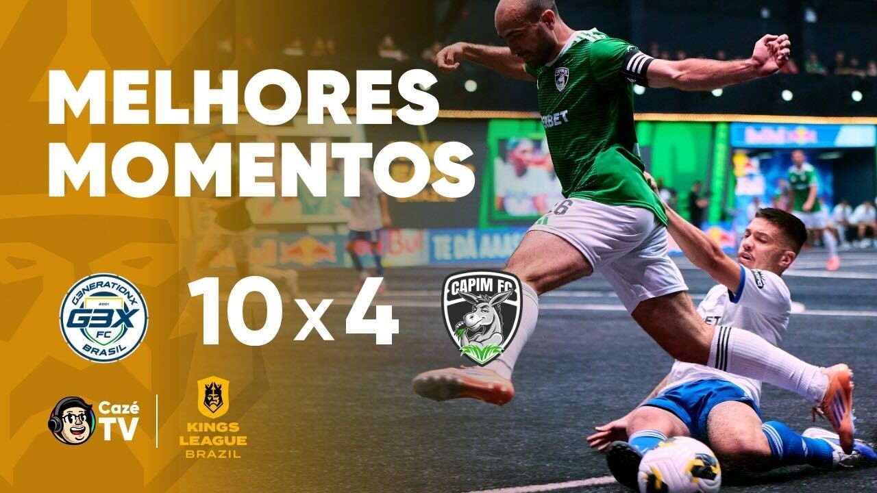 MELHORES MOMENTOS: G3X 10 X 4 CAPIM | KINGS LEAGUE BRASIL 2026 | 1ª RODADA