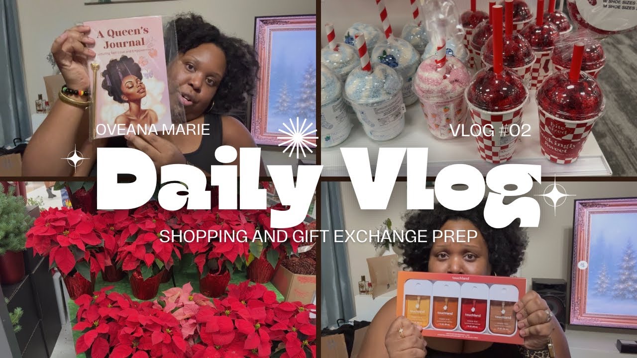 Daily Vlog | Shopping and Gift Exchange Prep