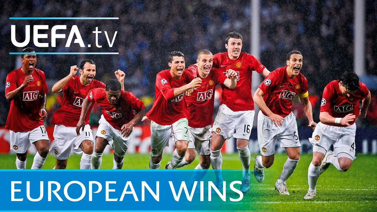 Manchester United's European glory - watch goals
