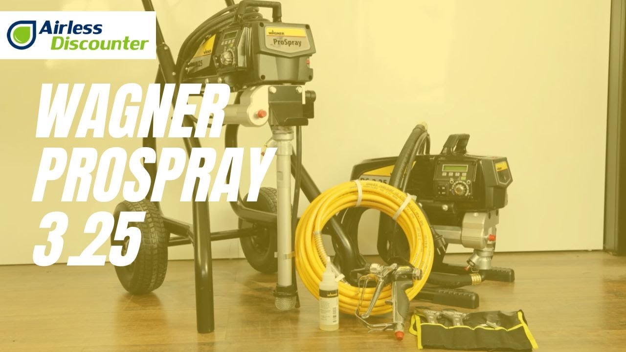 Présentation de la pompe airless Wagner ProSpray 3.25