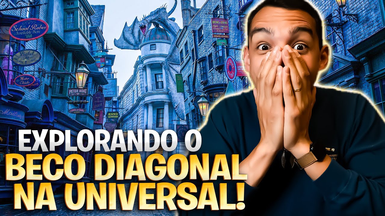 EXPLORANDO O BECO DIAGONAL: MAGIA E SEGREDOS NO MUNDO MÁGICO DE HARRY POTTER NA UNIVERSAL ORLANDO