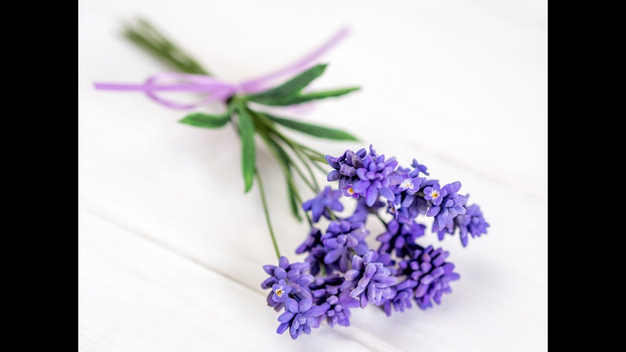 Lavendel aus Blütenpaste / Lavender Tutorial (English Subtitles!)