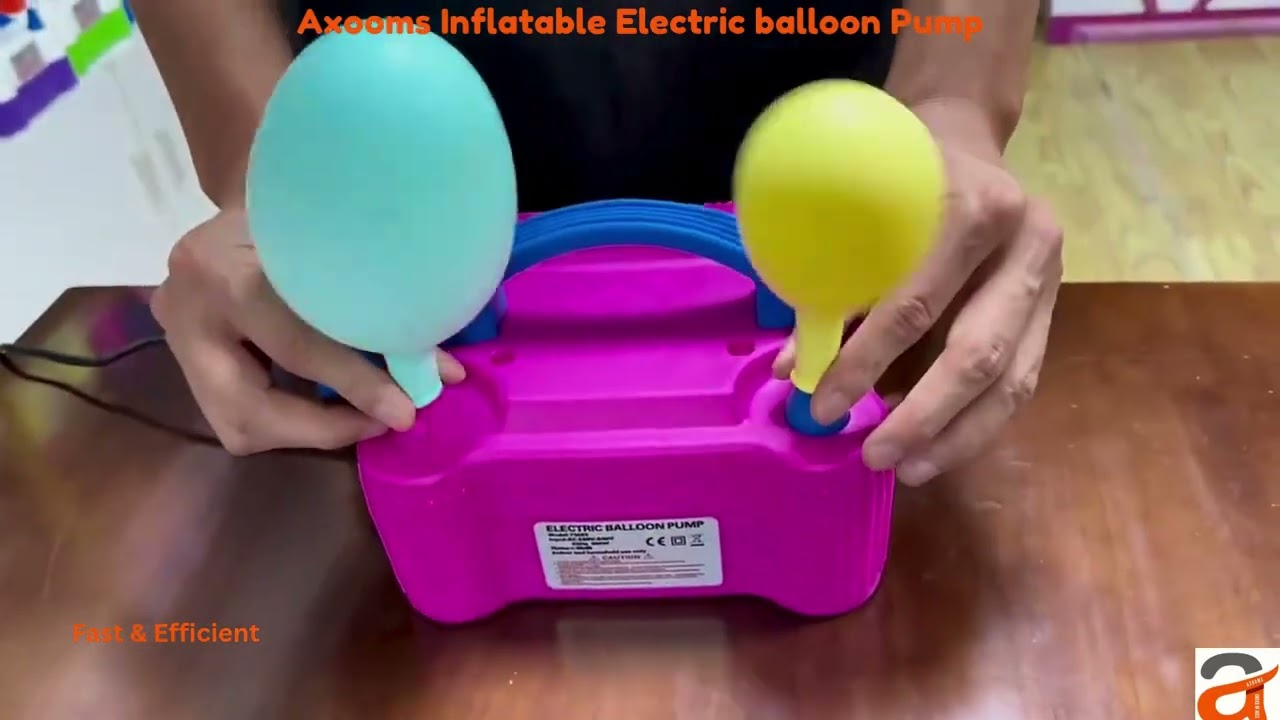 Axooms Best Electric Balloon Pump 2025 | Dual Nozzle Balloon Inflator for Decorations | #axooms