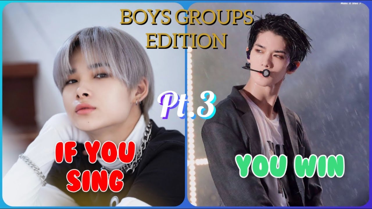 [KPOP GAME] IF YOU SING, YOU WIN ! | WITH LYRICS (korean + romanized) | BOYS GROUPS EDITION PART 3