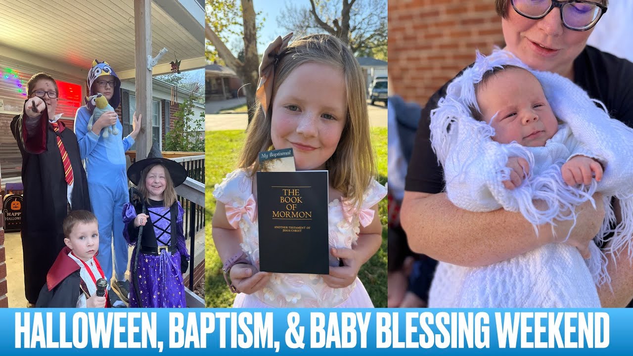 HALLOWEEN, BAPTISM, & BABY BLESSING WEEKEND