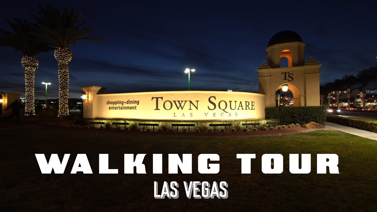 4K Walking Tour of TOWN SQUARE Las Vegas | Winter 2019