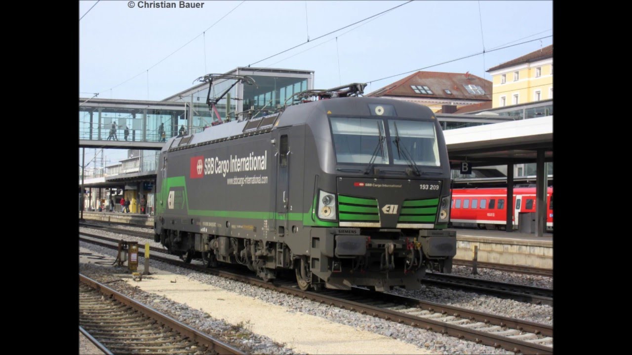 Anfahrsound BR 193 (Vectron): 193 209 auf Triebfahrzeugfahrt in Regensburg