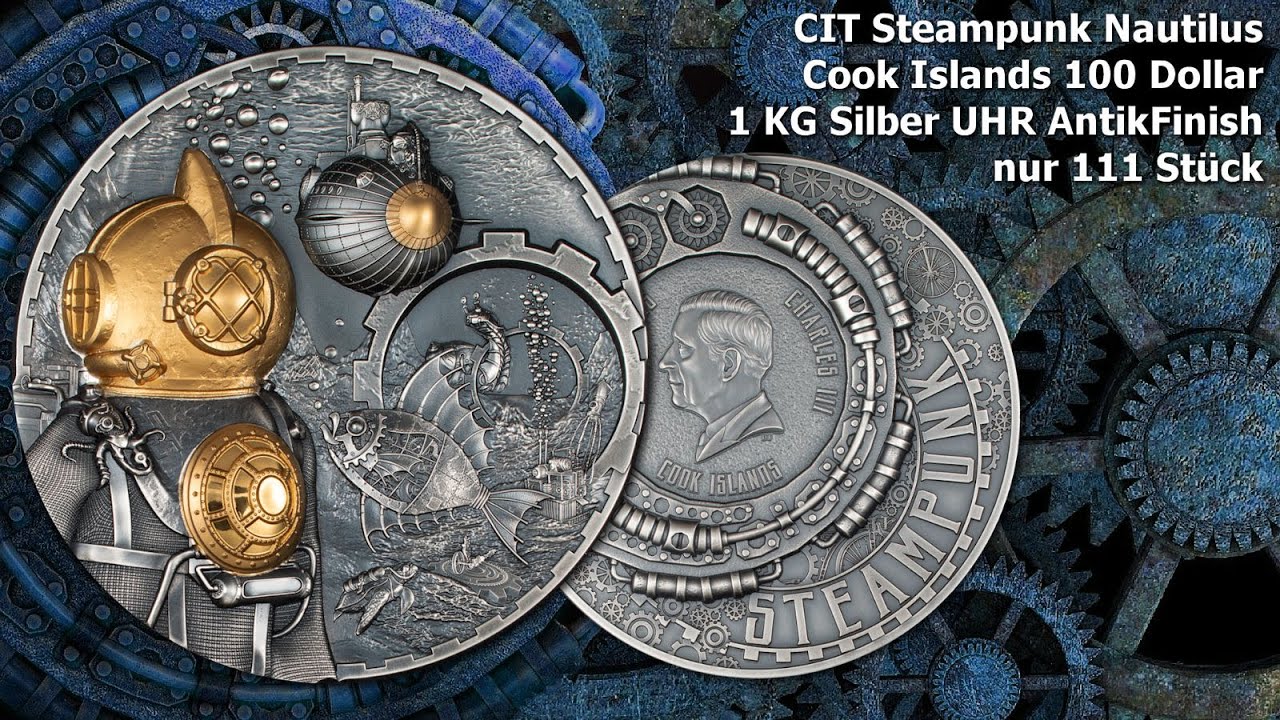 CIT Steampunk Nautilus 1 KG Silber