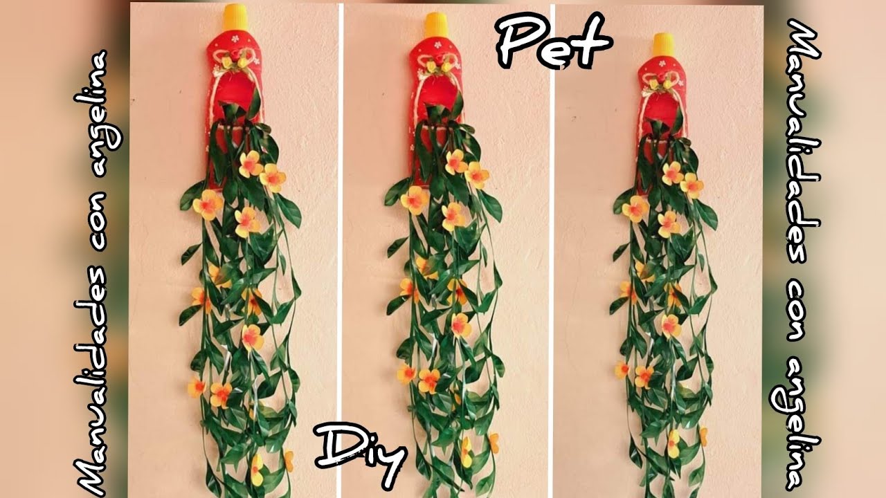 manualidades con botellas plástica
