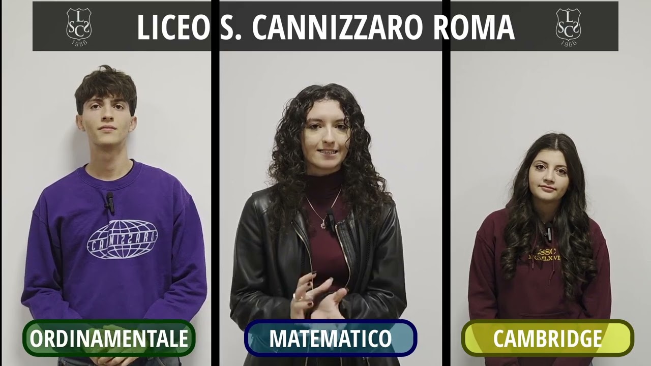 INTERVISTA TRIPLA degli indirizzi - Liceo Cannizzaro Roma