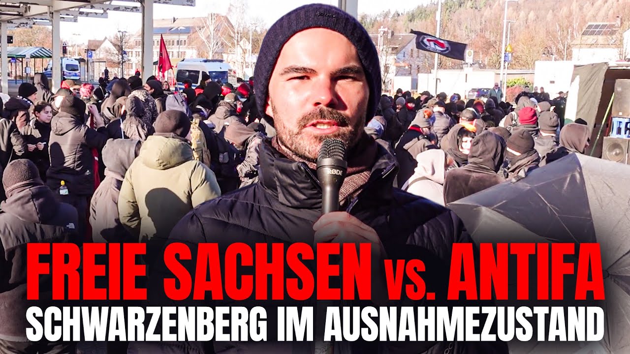Antifa vs. Freie Sachsen - Schwarzenberg im Ausnahmezustand