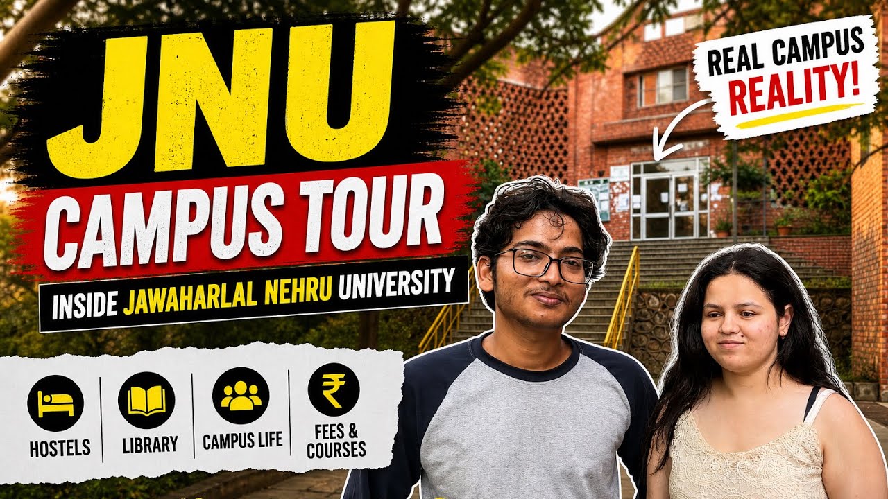 JNU Campus Tour 2026 | Inside Jawaharlal Nehru University Delhi 🔥 #jnu #jnucampus #jnuadmission 