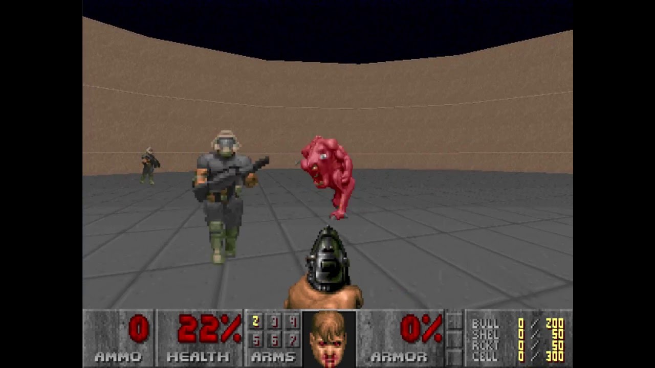Deep Learning in ViZDoom - Defend the Center