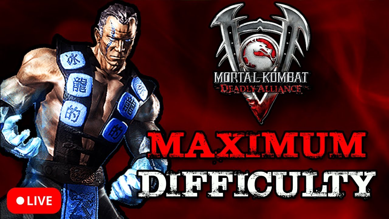 MK Deadly Alliance MAX DIFFICULTY Arcade Sub-Zero