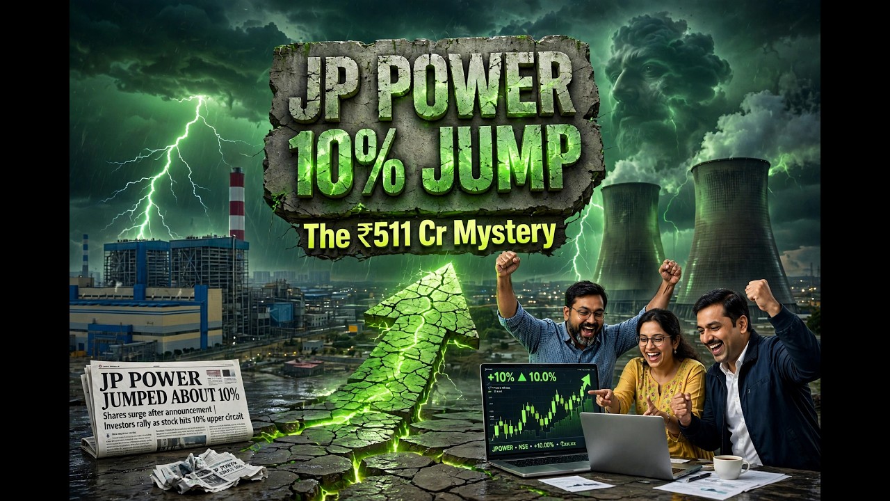 Jaiprakash Power Shares Jump 10%: Good News or Trap?#jppowerstock