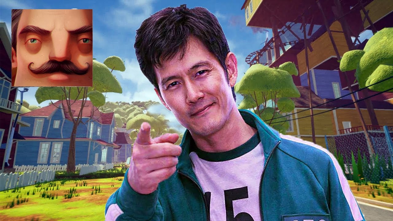Hello Neighbor - My New Neighbor Squid Game Big Player 456 Seong Gi-hun History Gameplay Walkthrough