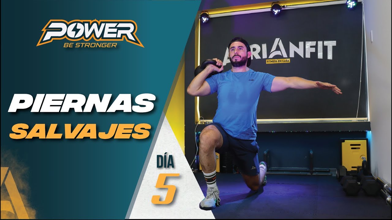 Rutina Salvaje de Pierna y Glúteo🔥Hipertrofia Máxima 💥 Power | Día 5