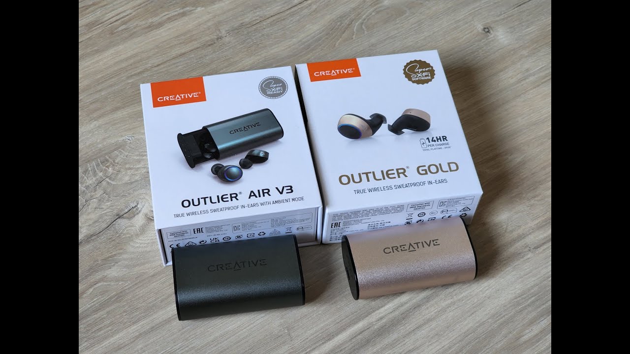 Creative Outlier V3 vs Gold Comparison