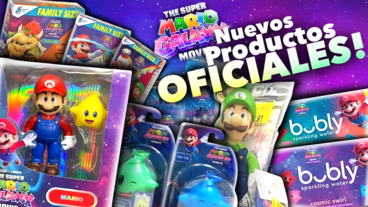 Nuevos PRODUCTOS OFICIALES De La Mario Galaxy Movie! (Son Muy RANDOM!)