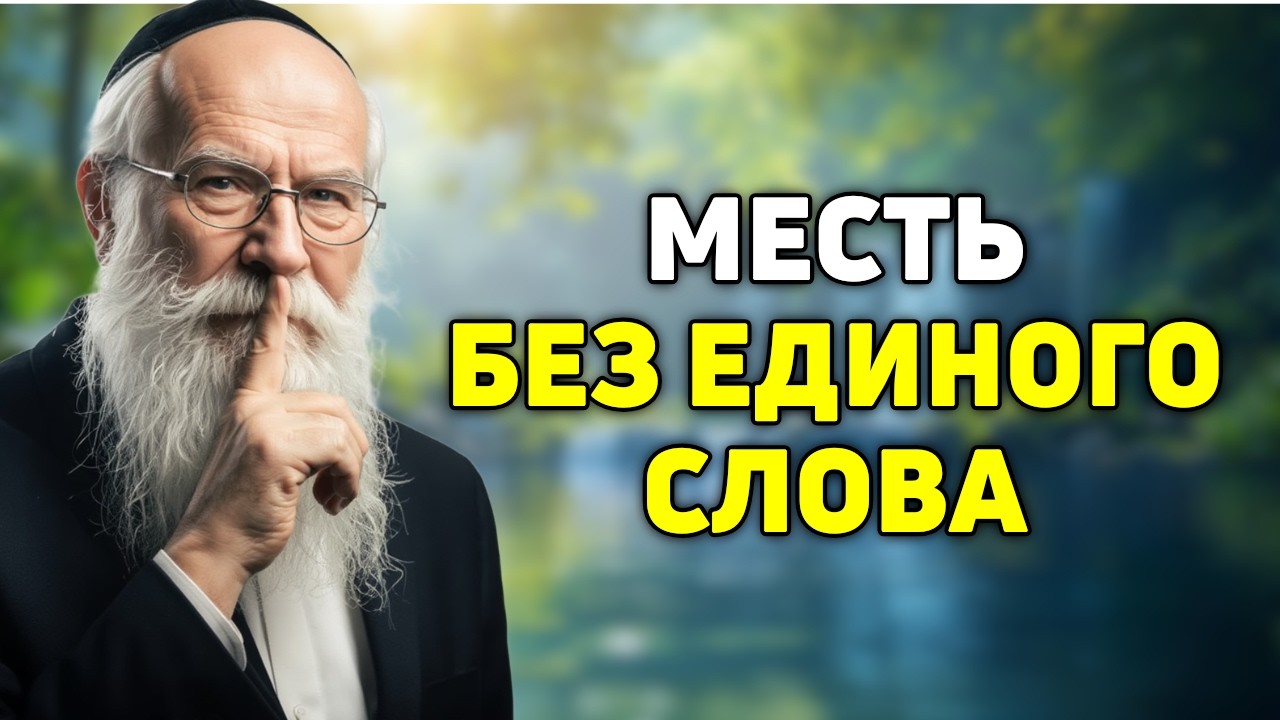 Самый умный способ уничтожить тех, кто причинил вам боль — не говоря ни слова | Еврейская мудрость