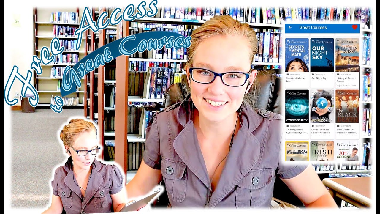 Access the Great Courses for FREE Through the Library!