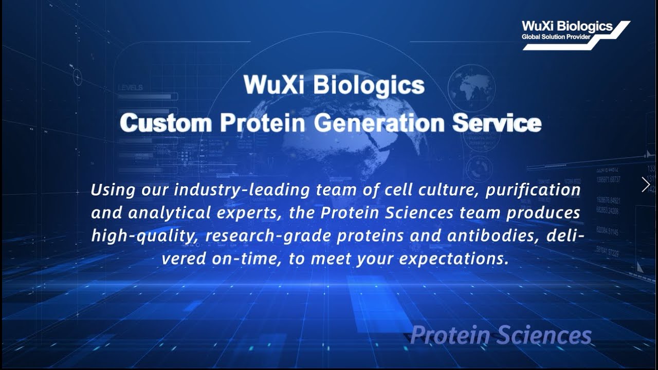 WuXi Biologics Protein Generation Services Video