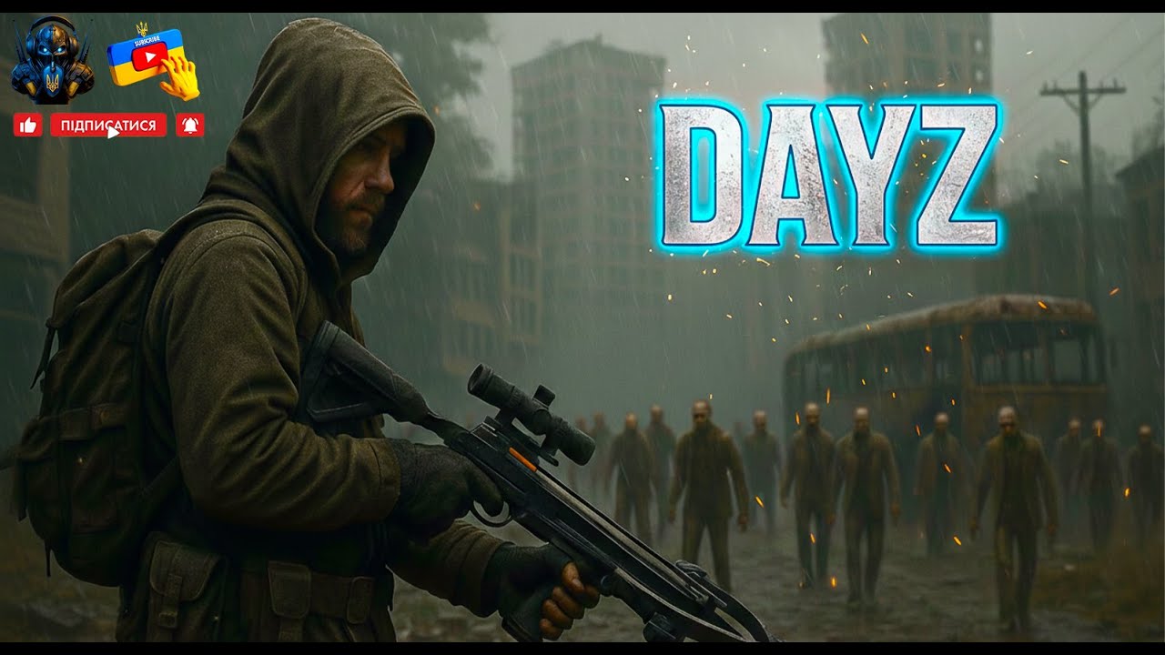 Dayz [UA]🧟⮞ Обабіч бережком ⮞1440p (2K) 60FPS #dayz