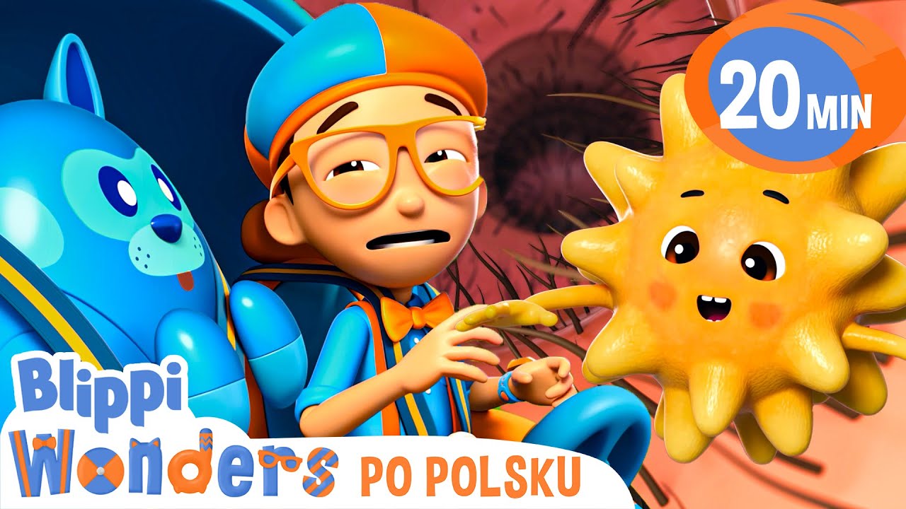 Dlaczego Kichamy? BLIPPI WONDERS🔸Edukacyjne  animowane bajki dla dzieci