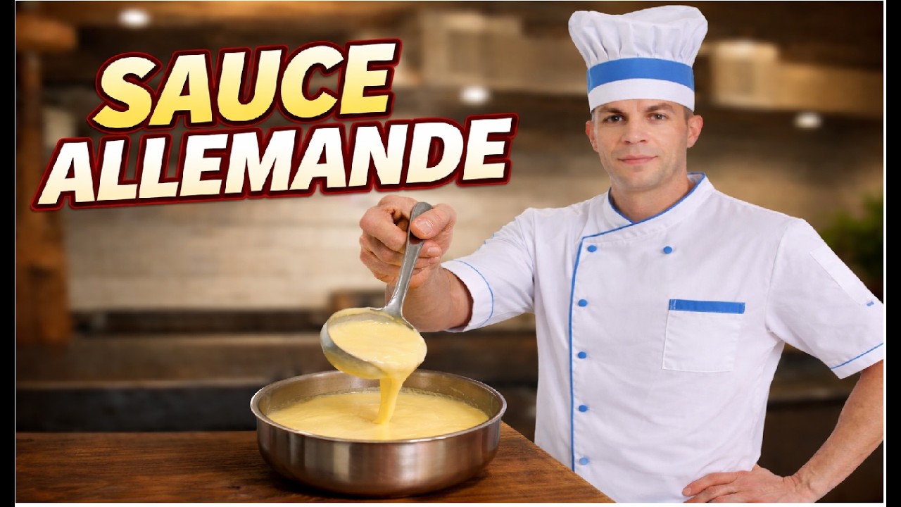 Sauce Allemande خطوة بخطوة 👨&zwj;🍳 | صلصة فرنسية راقية بحال المطاعم