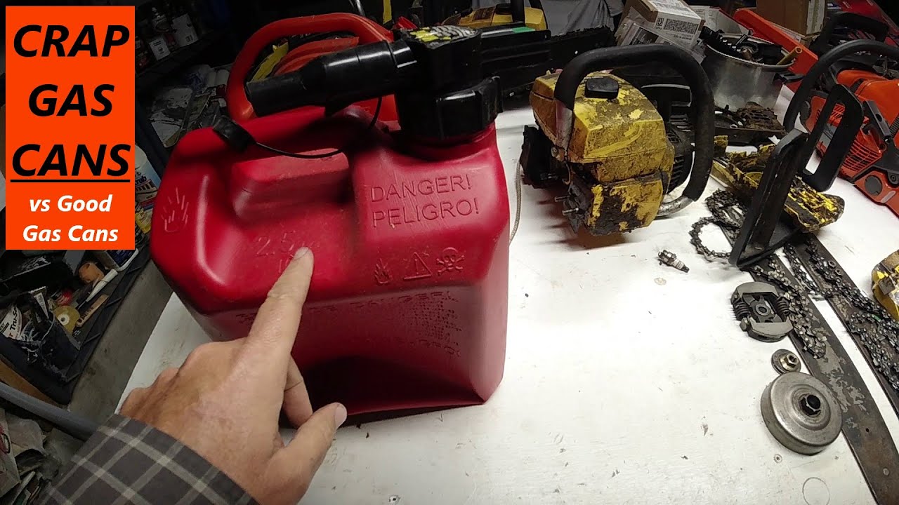 Crap Gas Cans vs Good Gas Cans