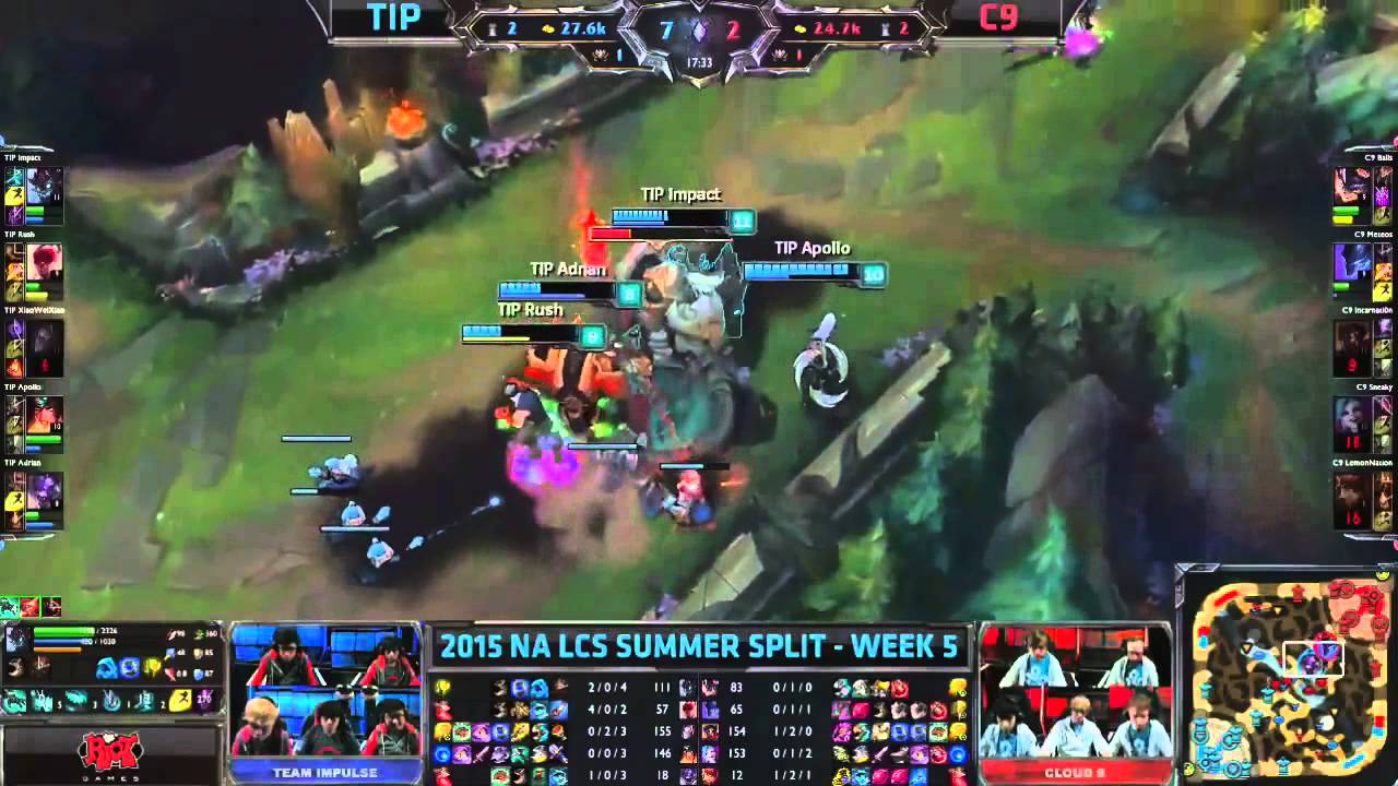 Impulse (XWX Orianna) VS C9 (Incarnation Viktor) Highlights {REKT} - 2015 NA LCS Summer W5D2