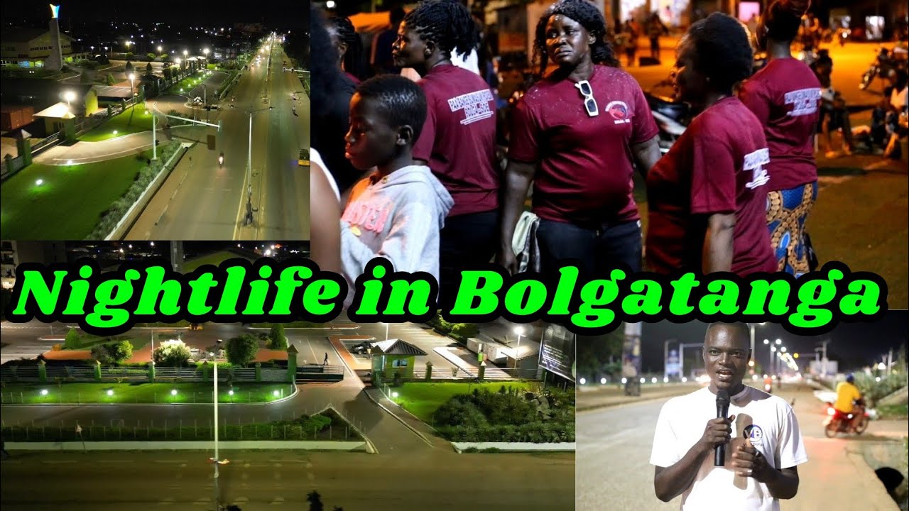Ghanaian Local Street Food and Nightlife in Bolgatanga, Ghana, West Africa