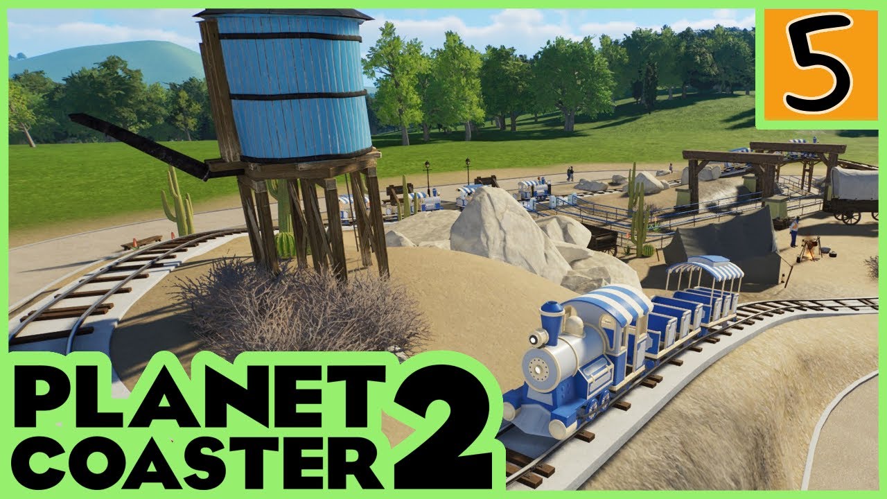 A lil Train in Planet Coaster 2- Ep5