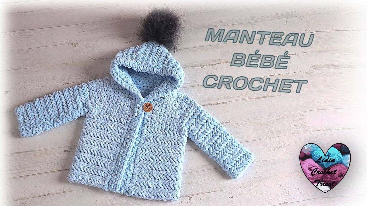 Manteau Bébé Crochet Brassière 