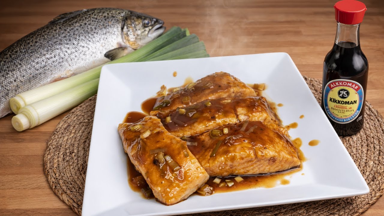 Salmon en Salsa de Soja al Estilo Cocina con Patrick | Receta Casera que Nunca Falla