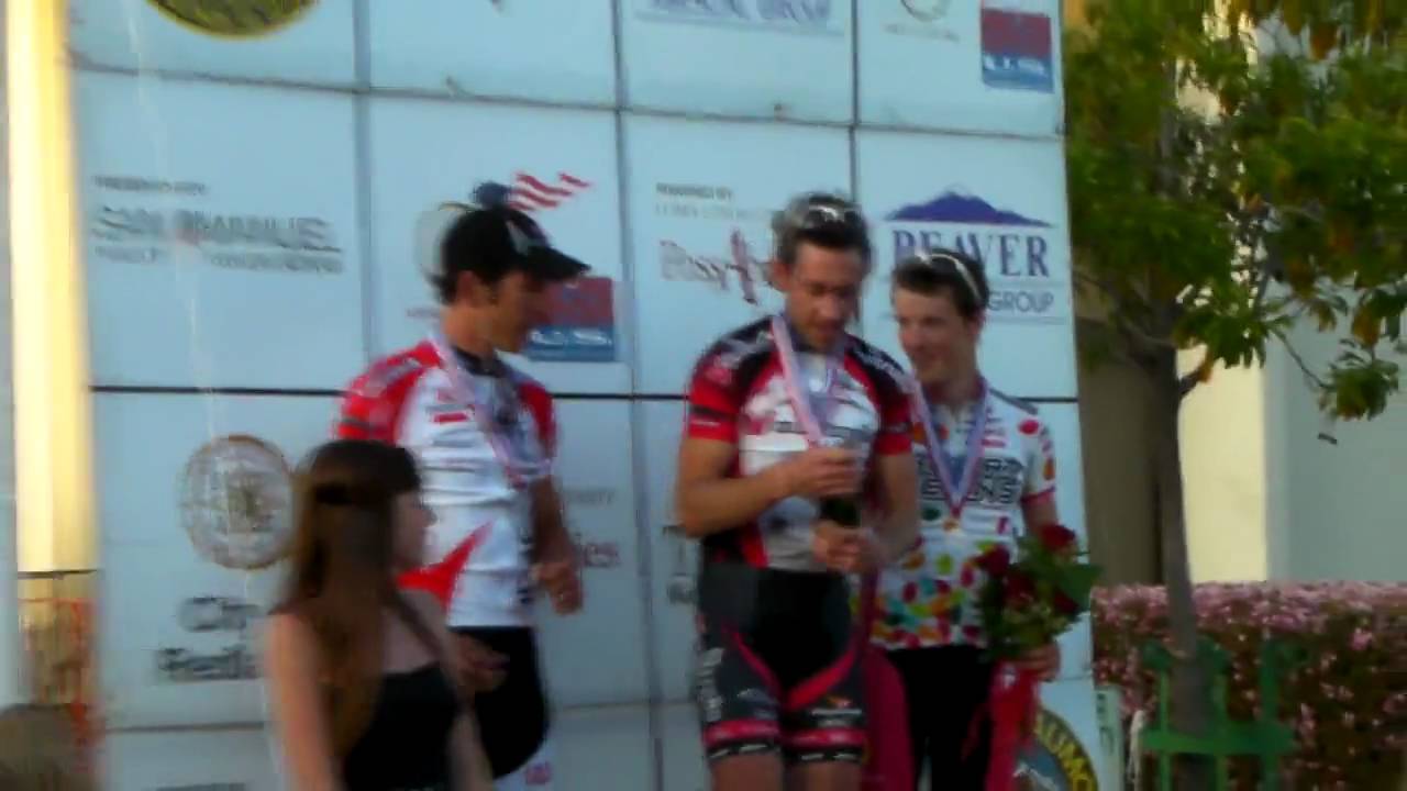 Redlands Bicycle Classic 2010 overall winners celebrate!