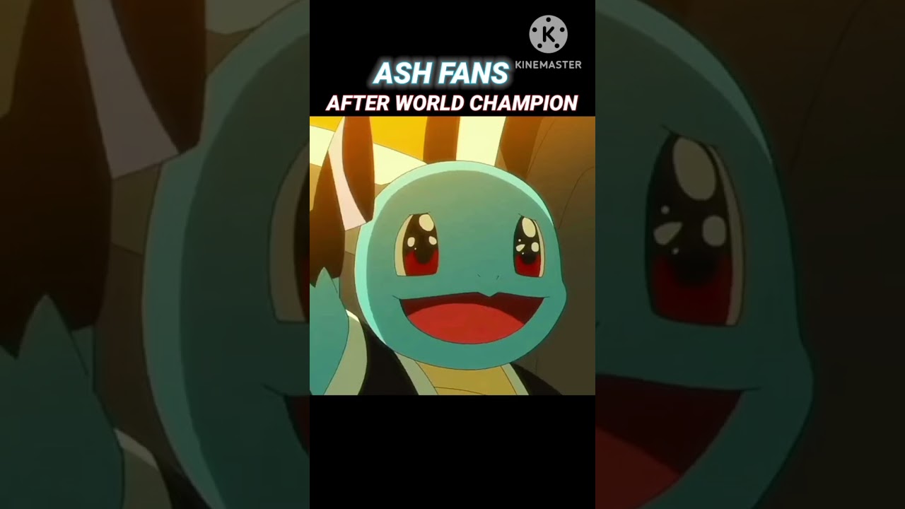 ASH FANS AFTER BECOME WORLD CHAMPION ⚡❤️#pokemon #shortvideo #shorts