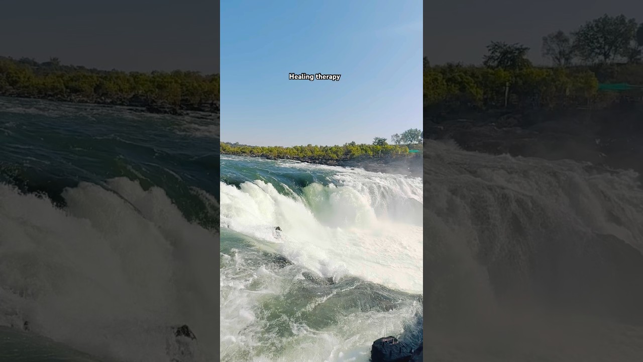 The sound of a waterfall—nature’s own healing therapy!!  