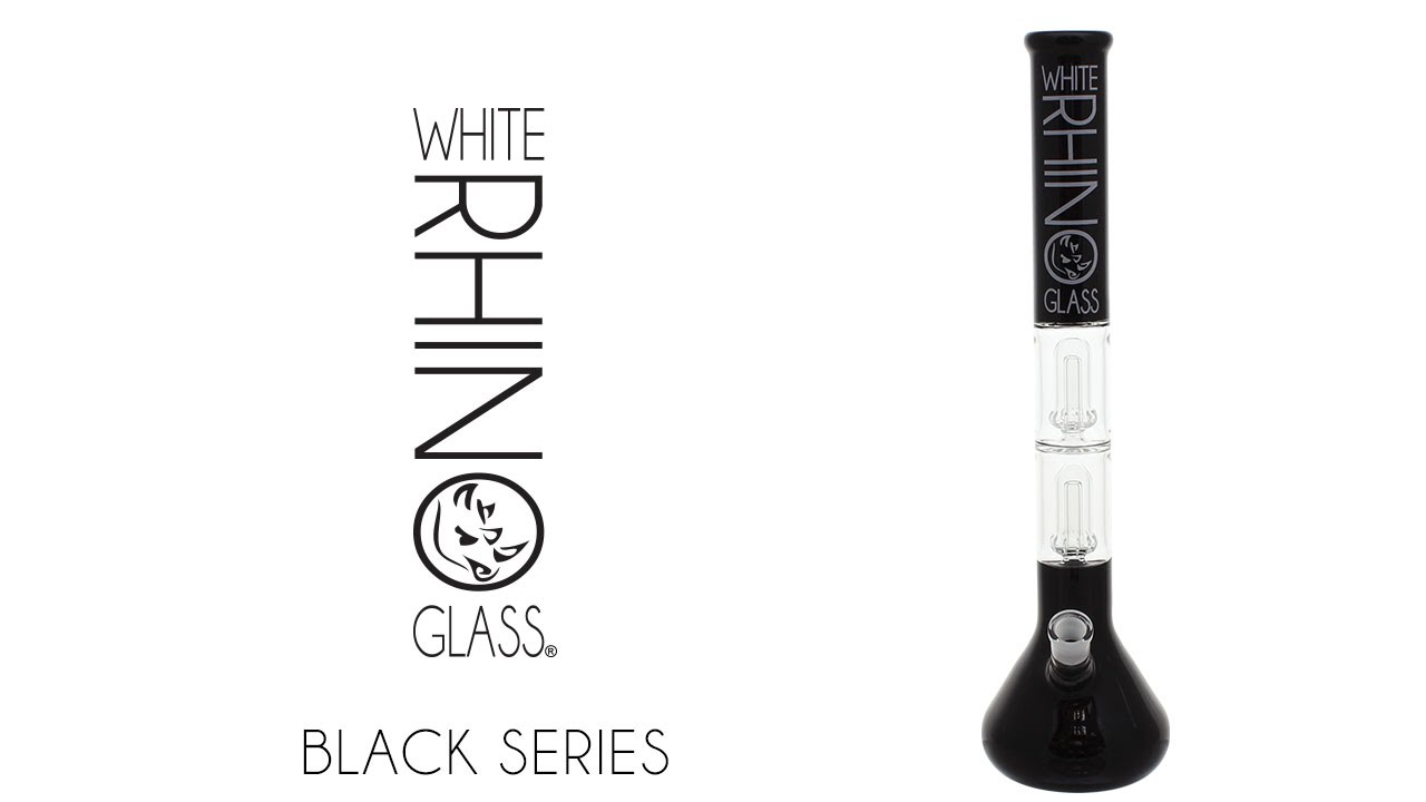 White Rhino Glass Black Series Waterpipes