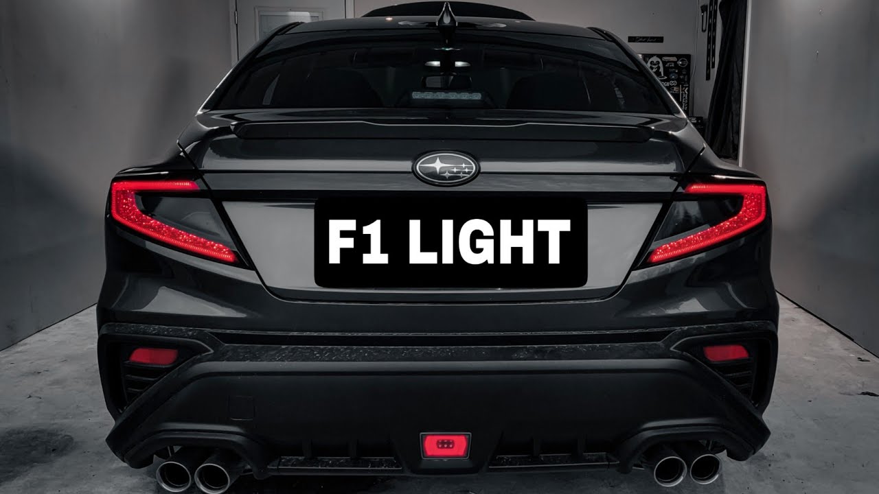 2022 WRX Rear Fog/F1 Light Install