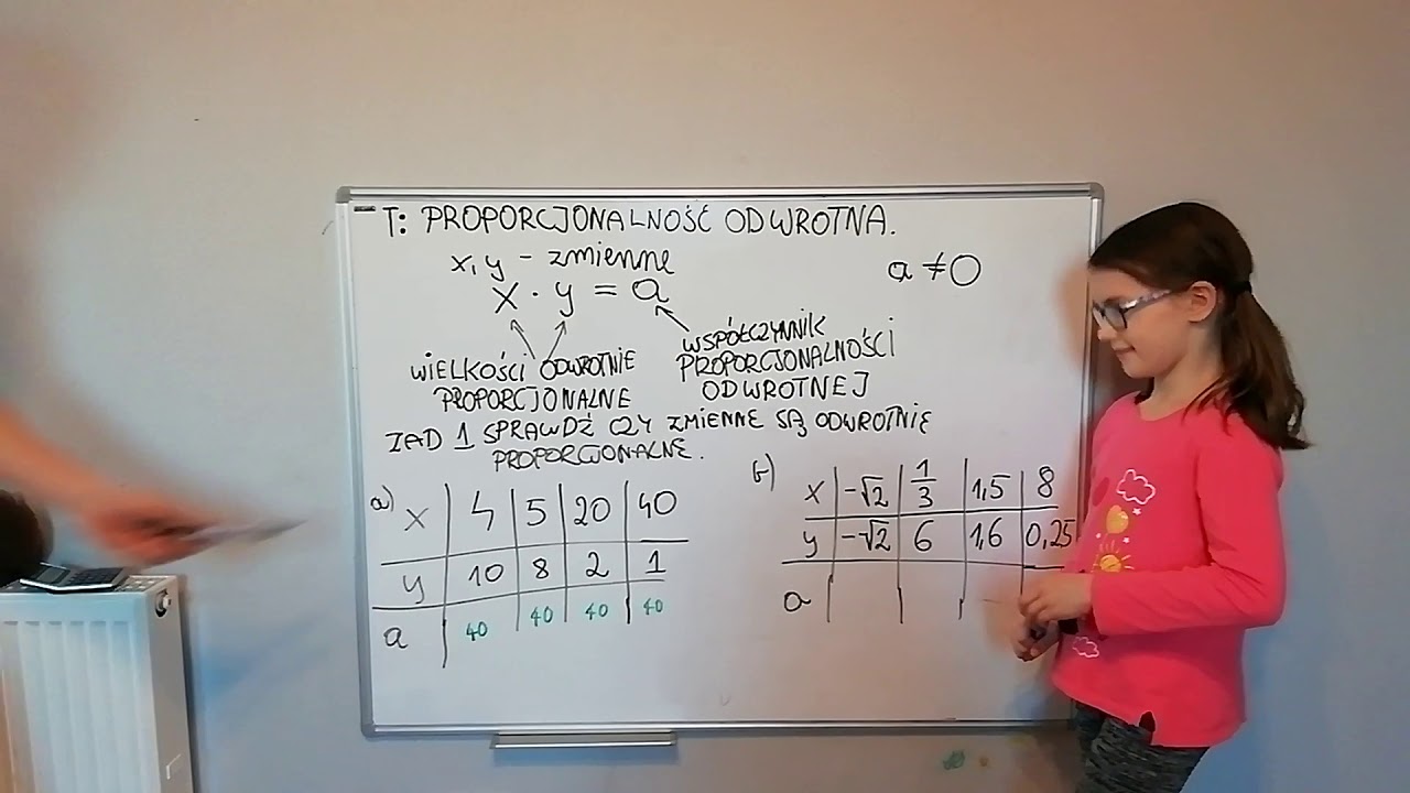 Proporcjonalność odwrotna 1