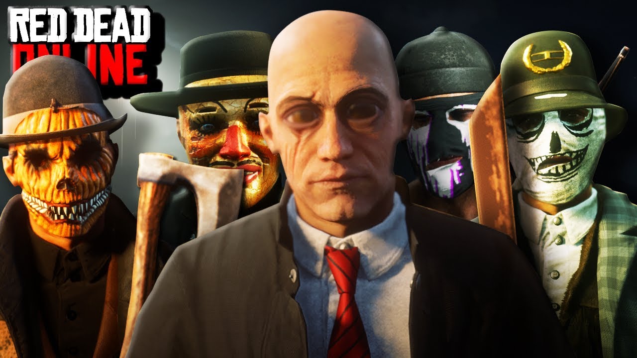 Agent 47's Spooky HALLOWEEN in Red Dead Online | Red Dead Redemption 2 Funny Moments