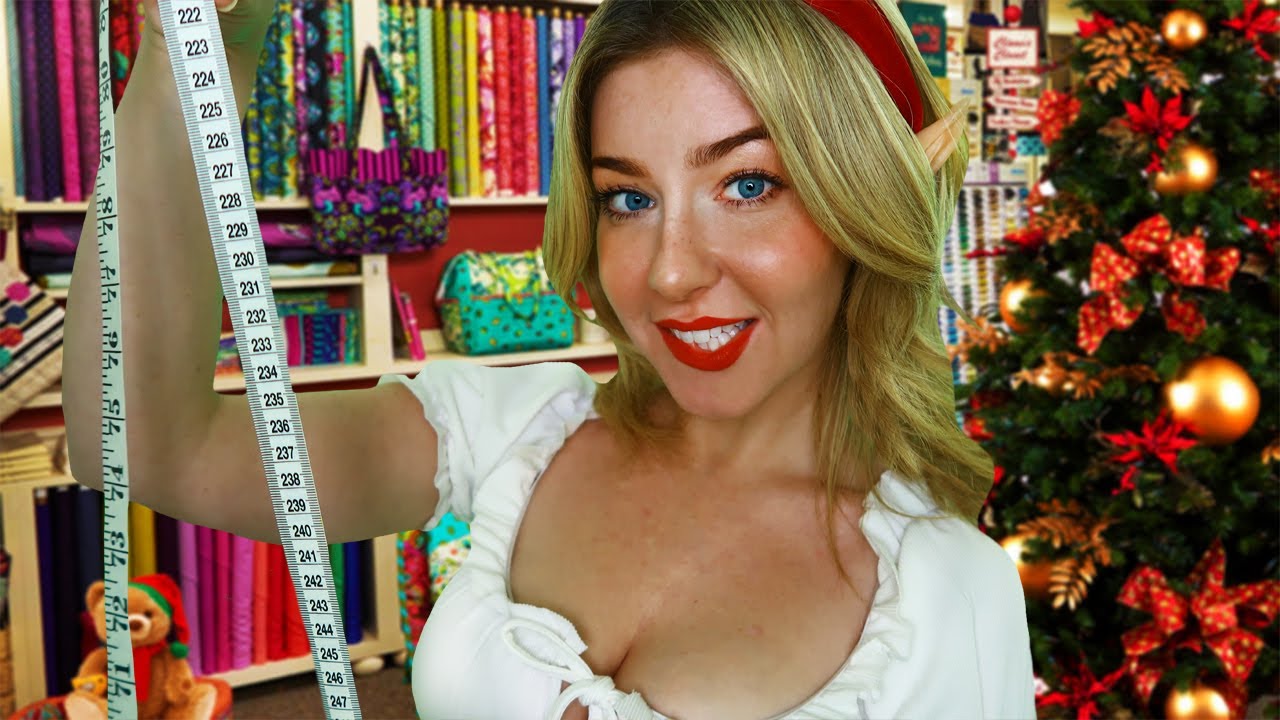 ASMR ОЧЕНЬ ЗАБАВНОЕ ПРАЗДНИЧНОЕ ИЗМЕРЕНИЕ 🎄