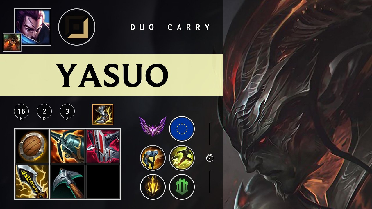 Yasuo ADC vs Ezreal - EUW Master Patch 26.04