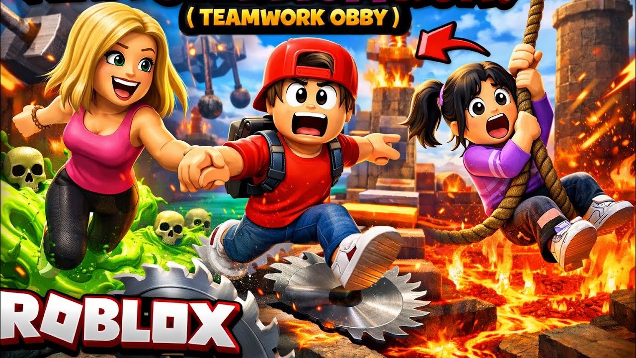 Only 1% Can Survive This TEAMWORK OBBY! 💀🔥