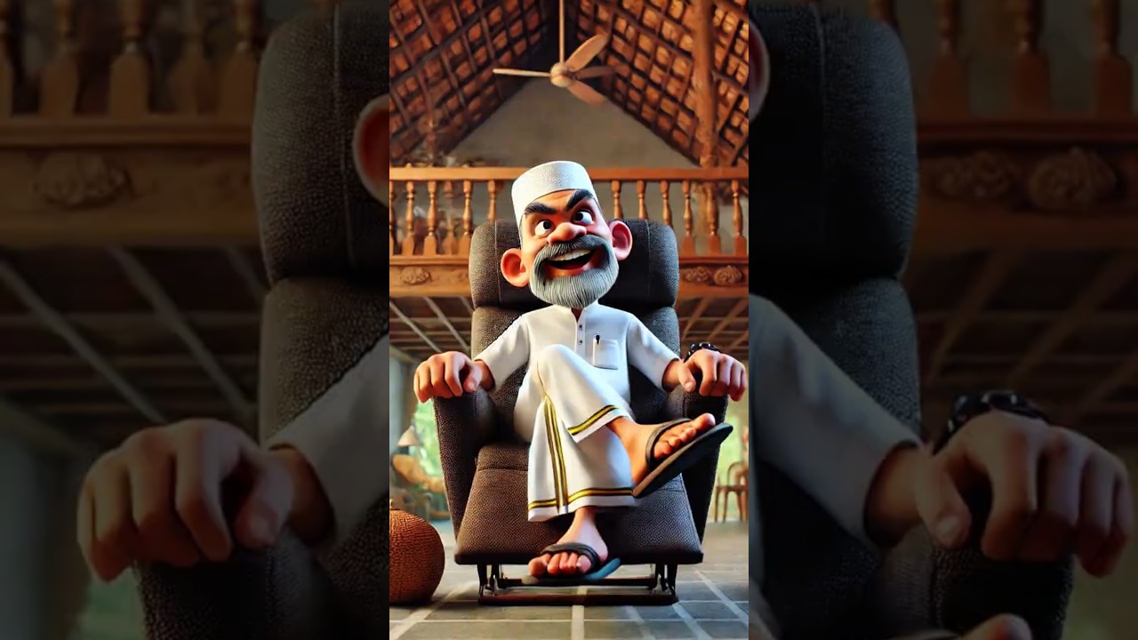 ഉപ്പാന്റെ മോള് | Beevi Malayalam Animated Song | #Animation #malayalamanimationsong #funnyanimated