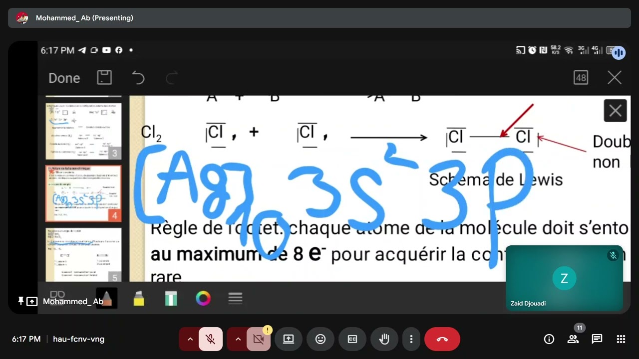 Les liaisons chimiques + td 