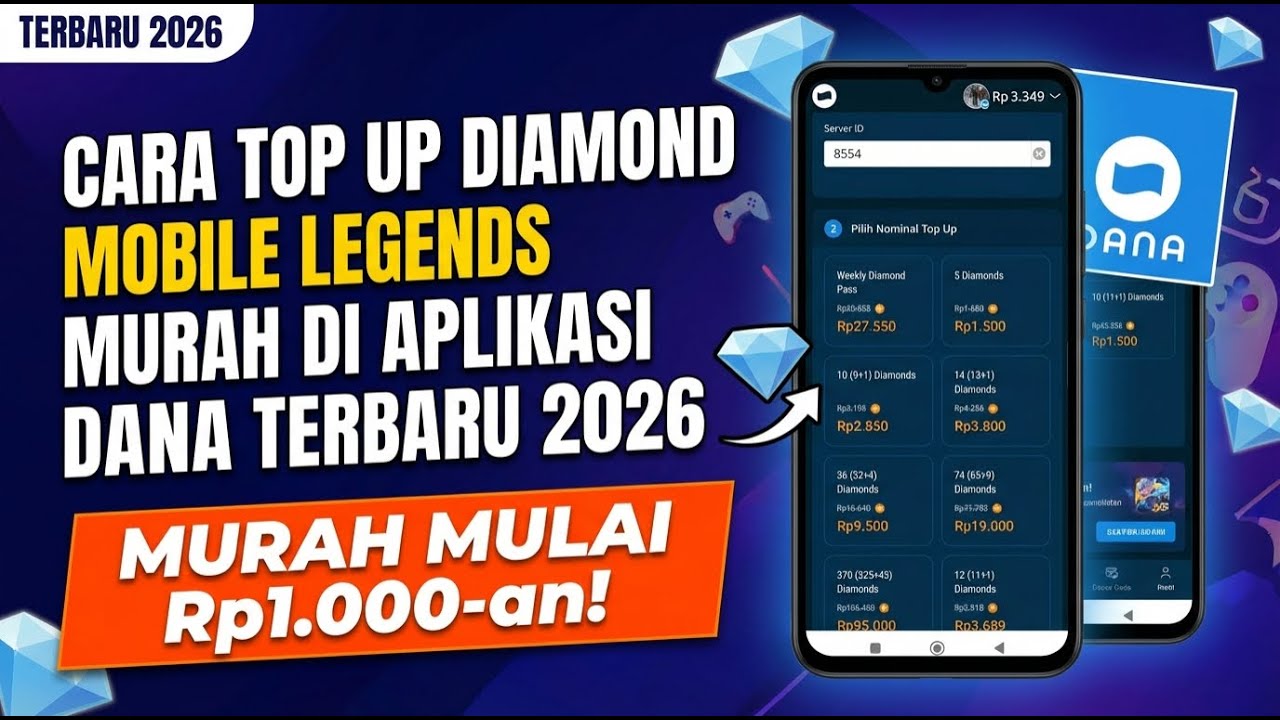 КАК ПОПОЛНИТЬ АЛМАЗЫ В MOBILE LEGENDS В НОВЕЙШЕМ ПРИЛОЖЕНИИ DANA 2026