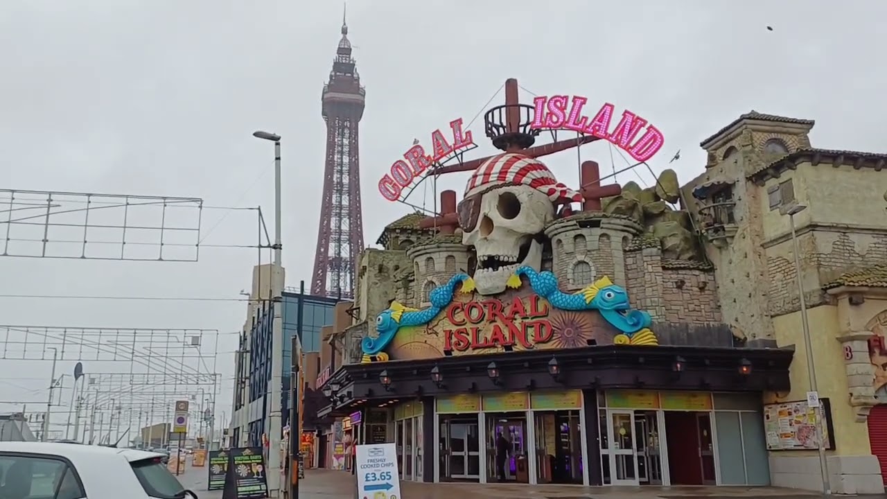 A day out in rainy Blackpool 